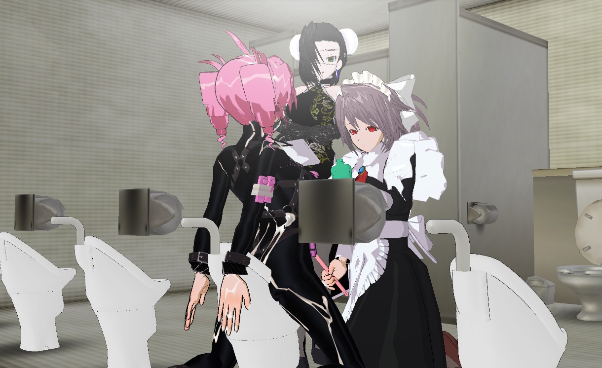 bondage china_dress cleaning cuffs cum dominatrix female gimp_suit harness human_toilet maid rule34 slave toilet vibrator watching