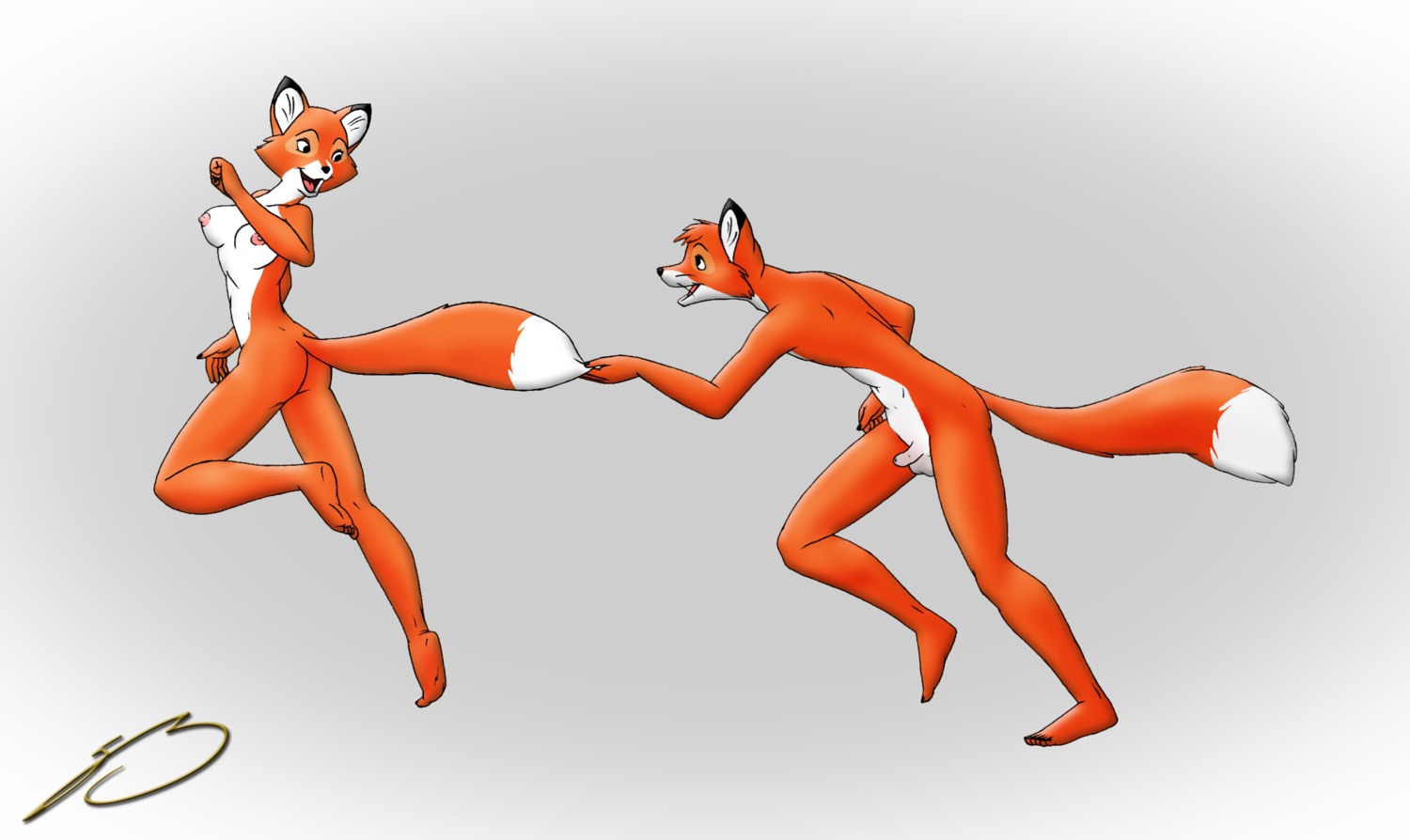 anthro anthrofied balls breasts butt canid canine canon_couple chasing disney duo e621 female foreskin fox genitals hi_res imminent_sex male male/female mammal nude penis red_fox romantic romantic_couple simple_background steven_stagg tail tail_grab the_fox_and_the_hound tod_(tfath) true_fox vixey_(tfath) white_background