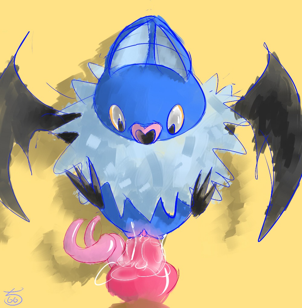 bat bodily_fluids conditional_dnp cum cum_in_vagina cum_inside disembodied_penis duo e621 erection faceless_character faceless_male female female_focus feral generation_5_pokemon genital_fluids genitals interspecies klaide larger_male lying male male/female mammal membrane_(anatomy) membranous_wings nintendo nude on_back orange_background penis pokemon pokemon_(species) simple_background size_difference smaller_female solo_focus swoobat tight_fit vulva wings