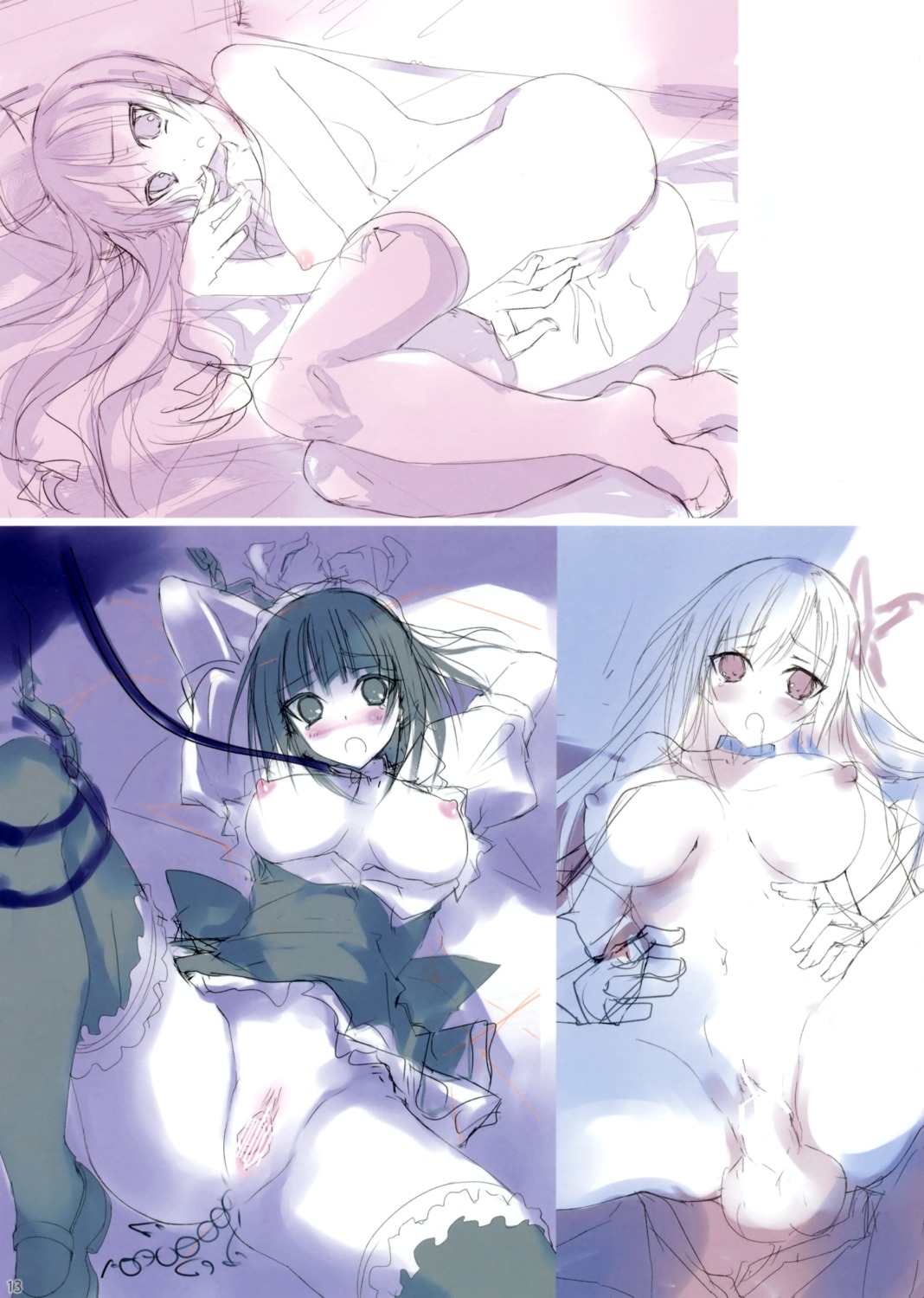 boku_wa_tomodachi_ga_sukunai censored female human kashiwazaki_sena male nipples no_bra nopan nude penis pussy pussy_juice rule34 sex yudesoba