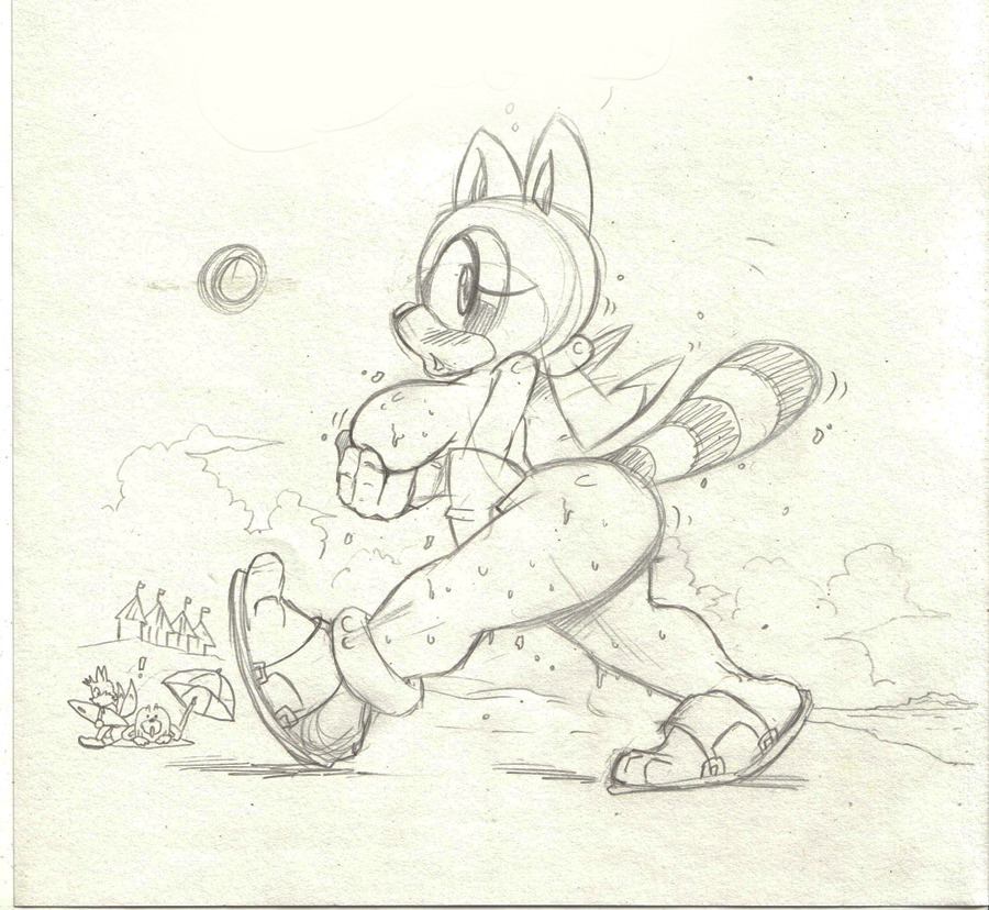 1girls 2boys anthro breasts canine carrying day echidna enf female fox fur gloves greyscale huge_breasts interspecies jiky knuckles_the_echidna lost_clothes lying male male_with_female male_with_male mammal marine_the_raccoon monochrome monotreme multiple_males nude on_front outdoors raccoon rule34 sega sketch solo_focus sonic_(series) sonic_the_hedgehog_(series) standing straight surfboard sweat tagme tails tails_the_fox walking