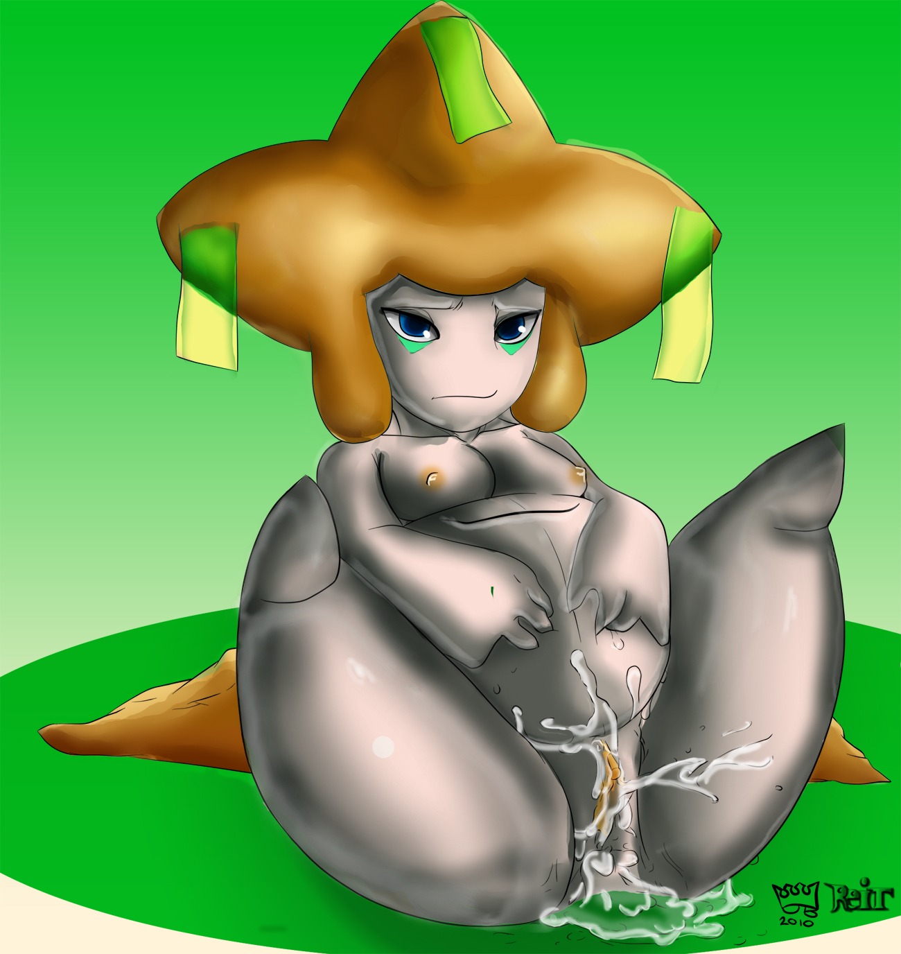 belly big_belly bodily_fluids breasts cum cum_drip cum_in_vagina cum_inside dripping e621 female generation_3_pokemon genital_fluids genitals hi_res humanoid jirachi legendary_pokemon nintendo not_furry oddrich pokemon pokemon_(species) pokemorph pregnant reit small_breasts solo soulstealer666 vulva