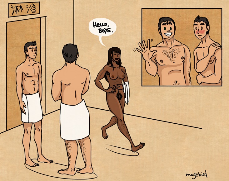 1girls 2boys armpit_hair avatar_legends blush bolin breasts brother brothers casual chest_hair dark-skinned_female dark_skin english_text female female_armpit_hair female_leg_hair group hairy hairy_legs happy_trail human korra leg_hair magebird mako male nonsexual nonsexual_nudity pale_skin pubes pubic_hair pussy rule34 shameless small_breasts smooth_skin speech_bubble text the_avatar the_legend_of_korra towel uncensored unshaved_pussy water_tribe