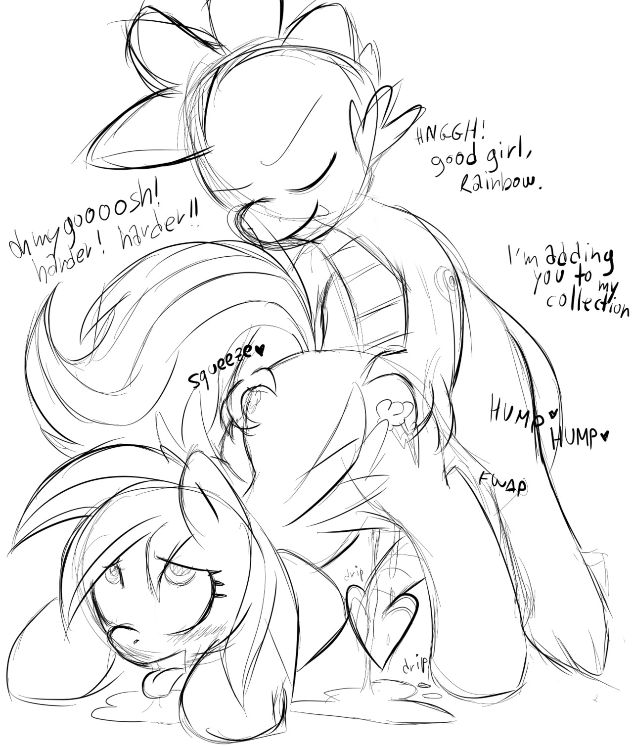 anthro anthro_on_feral dragon equine female feral friendship_is_magic horse male my_little_pony pegasus pony rainbow_dash_(mlp) rule34 scalie smooth_skin spike_(mlp) tagme