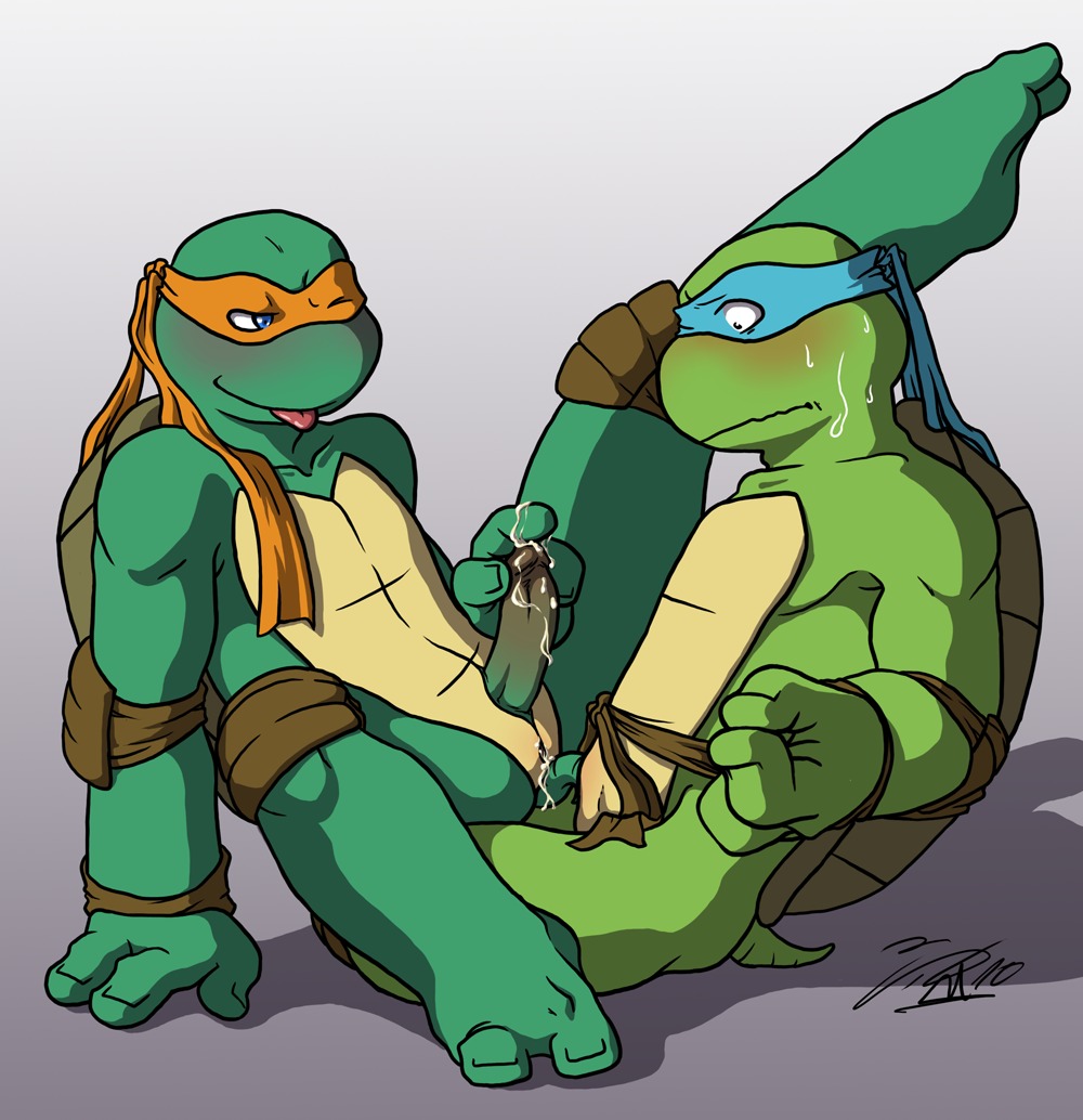 2010 anthro incest leonardo male male_only michelangelo reptile rockgaara rule34 scalie tagme teenage_mutant_ninja_turtles turtle