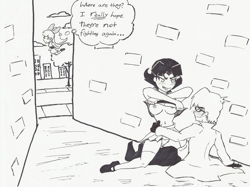blossom_(powerpuff_girls) buttercup_(powerpuff_girls) cartoon_network dexter dexter's_laboratory female powerpuff_girls rule34 straight_hair