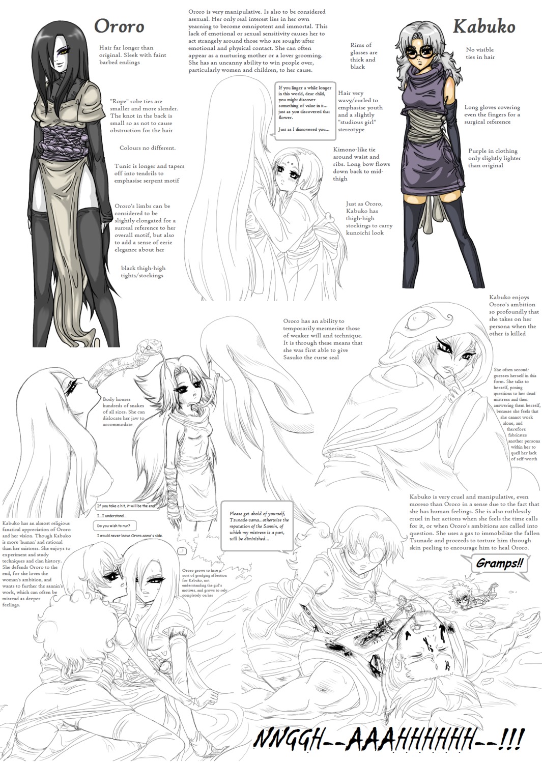female kimimaro naruto naruto_(series) orochimama orochimaru rule34 rule_63 tagme yakushi_kabuto