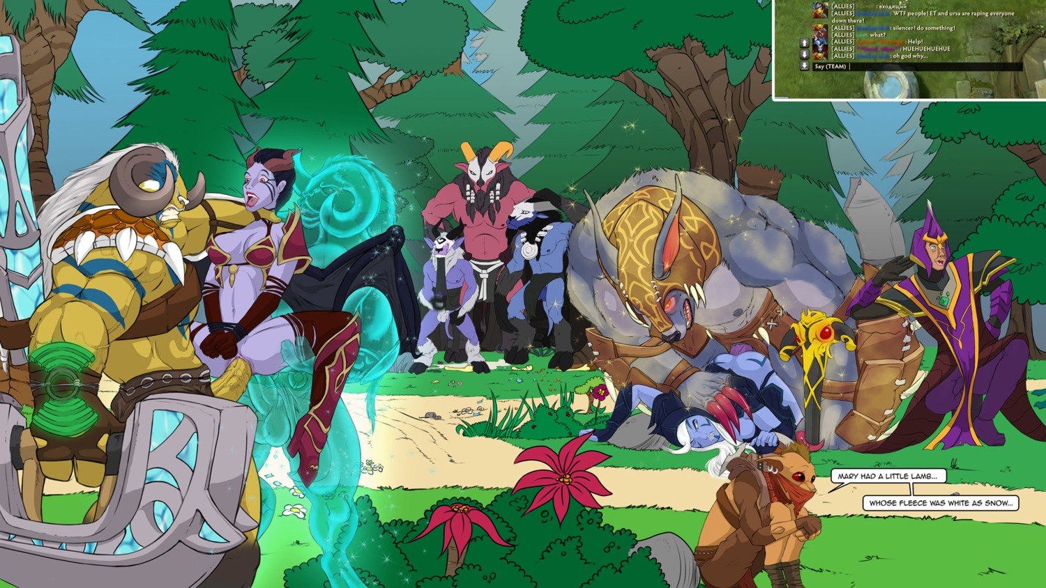 16:9 2013 akasha_the_queen_of_pain anal anal_penetration anthro anthro_penetrating anthro_penetrating_humanoid balls biceps blue_eyes dota double_penetration drow e621 elder_titan_the_worldsmith elf english_text erection female female_on_anthro genitals gondar_the_bounty_hunter group hi_res human humanoid humanoid_genitalia humanoid_on_anthro humanoid_penetrated humanoid_penis interspecies male male/female mammal masturbation muscular nexus nortrom_the_silencer nude pecs penetration penile penile_masturbation penis satyr sex spread_vulva spreading text traxex_the_drow_ranger ulfsaar_the_ursa_warrior vaginal vaginal_penetration valve valve_corporation vulva widescreen