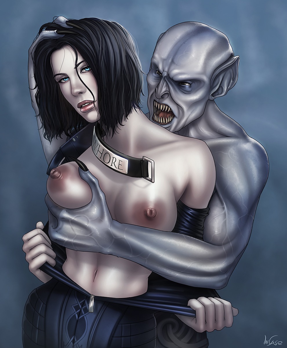 1boy 1girls bald bald_male black_hair collar degrading_accessory fangs female grey-skinned_male grey_skin groping human human_on_humanoid humanoid incase interspecies kate_beckinsale light-skinned_female light-skinned_male light_skin male markus_corvinus pale-skinned_male pale_skin rule34 selene_(underworld) slut_collar straight underworld vampire whore_collar