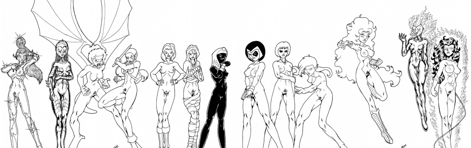 00s 2000s 2009 blink_(x-men) clarice_ferguson crossover dc dc_comics demona disney domino_(marvel) duck_dodgers exiles female frankie_raye gargoyles koriand'r kyle_twilight martian_(duck_dodgers) marvel marvel_comics monochrome mummies_alive neena_thurman nefer-tina nipples nocturne_(x-men) nova_(marvel) pussy queen_tyr'ahnee rogue_(x-men) rule34 starfire starfire_(comics) straight_hair talia_wagner teen_titans the_authority the_engineer x-force x-men