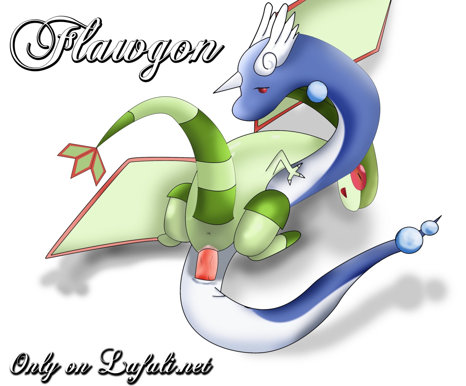color dragonair female flygon interspecies male nintendo pokemon pokemon_(species) pussy rule34 sex straight vaginal_penetration