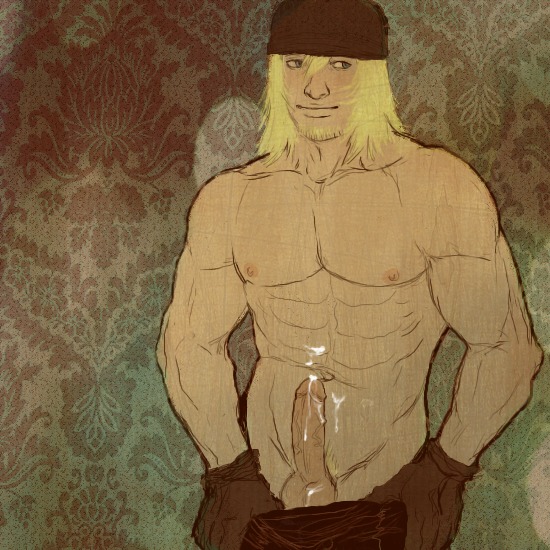 final_fantasy final_fantasy_xiii male male_only rule34 snow_villiers solo tagme yaoi