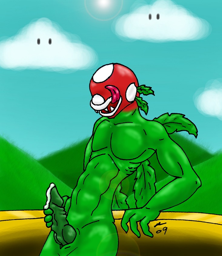1boy artist_request clouds dendrophilia green_penis green_skin handjob licking_lips male male_only mario_(series) nintendo no_humans penis piranha_plant precum rule34 smooth_skin solo super_mario_bros. tagme tongue tongue_out
