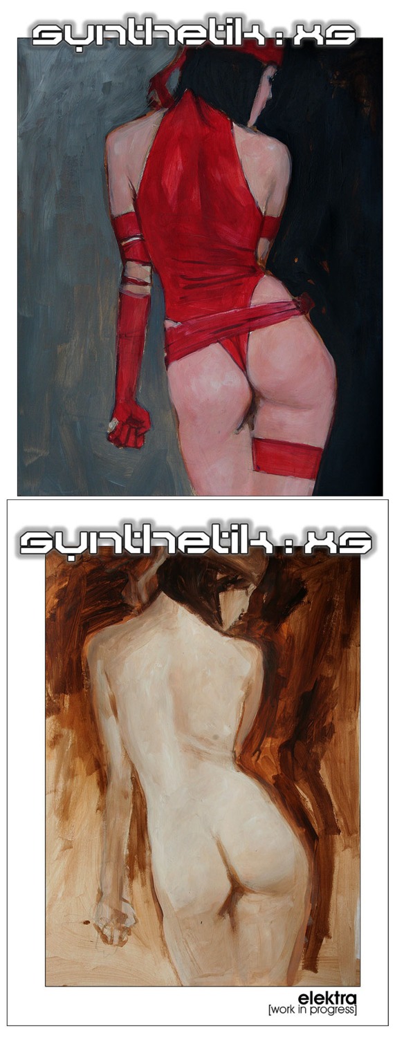 daredevil_(series) elektra_natchios female mark_beachum marvel marvel_comics rule34 thong