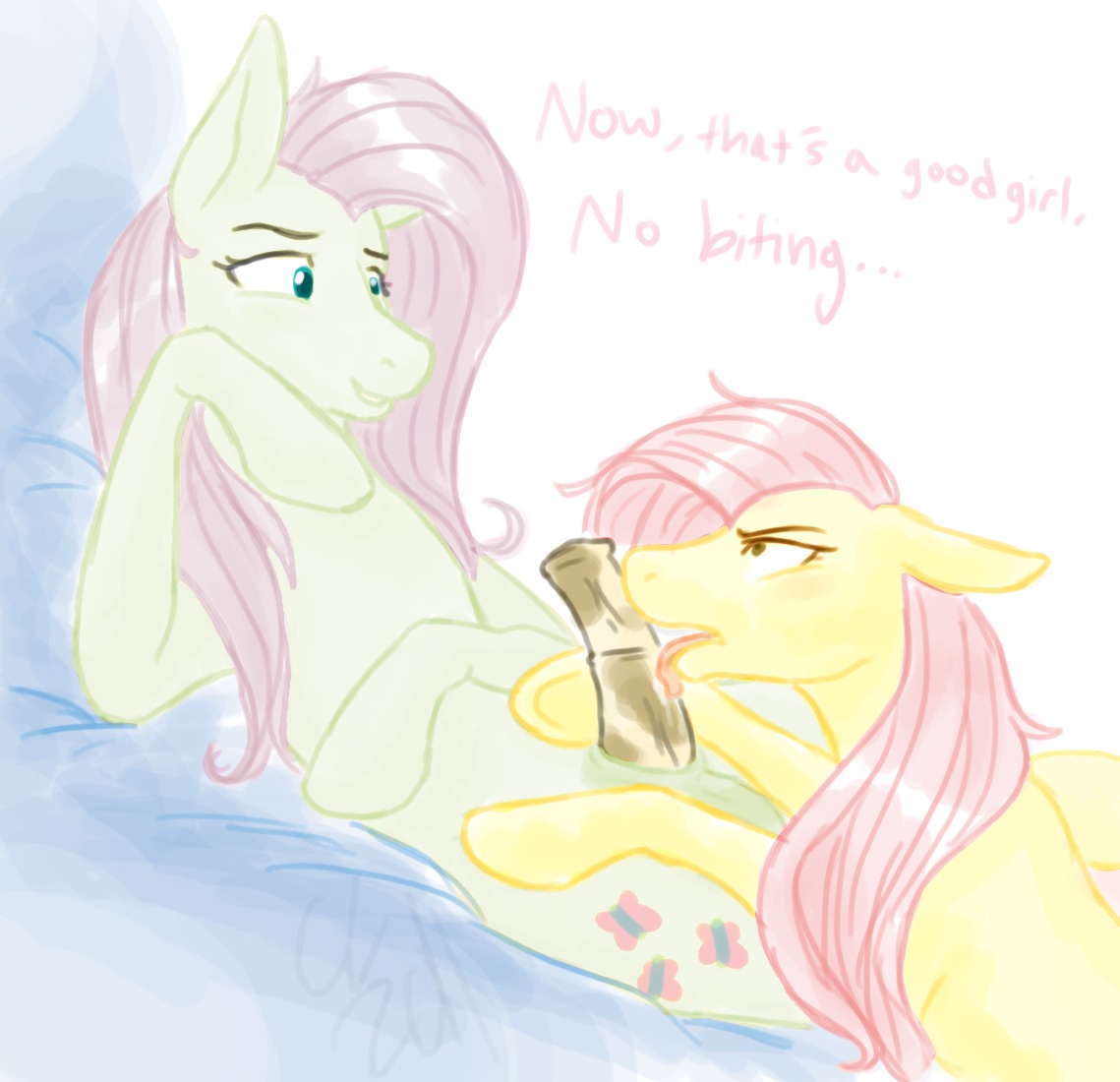 cartoonlion discorded equine feral fluttershy_(mlp) friendship_is_magic futanari horse intersex my_little_pony pegasus pony rule34 selfcest smooth_skin tagme