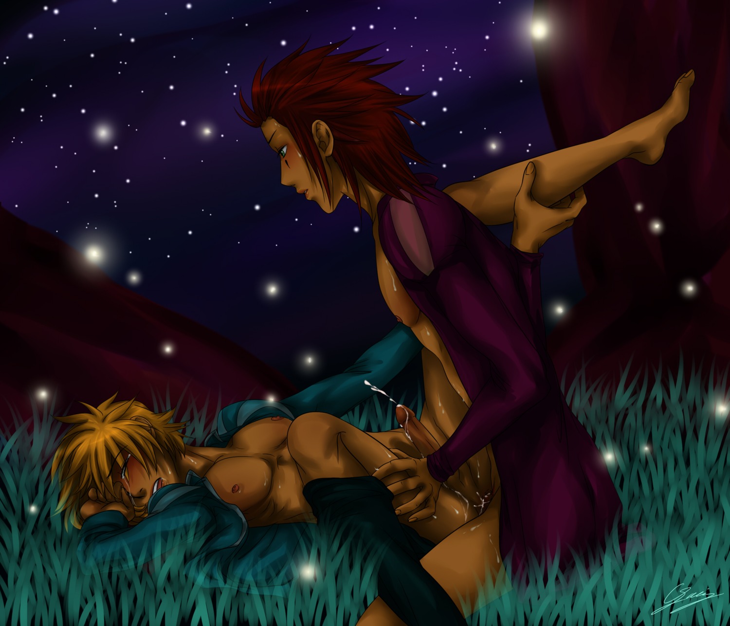 axel_(kingdom_hearts) disney gay kingdom_hearts male male_only penis roxas rule34 square_enix tagme