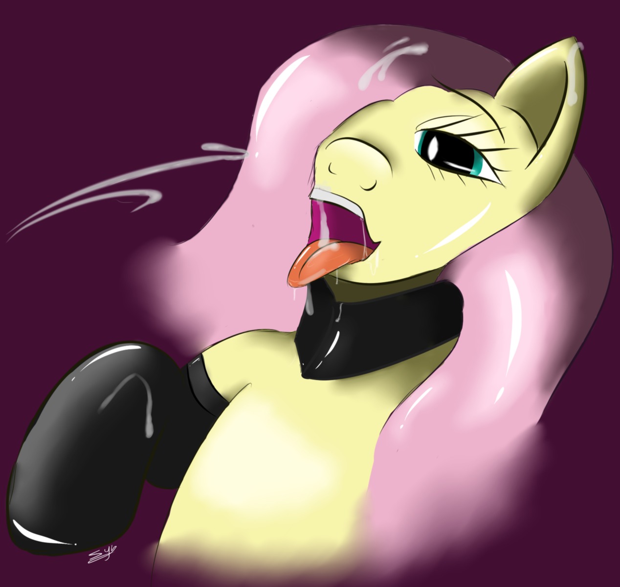 cum equine female feral fluttershy_(mlp) friendship_is_magic horse my_little_pony pink_hair pony rule34 smooth_skin tagme