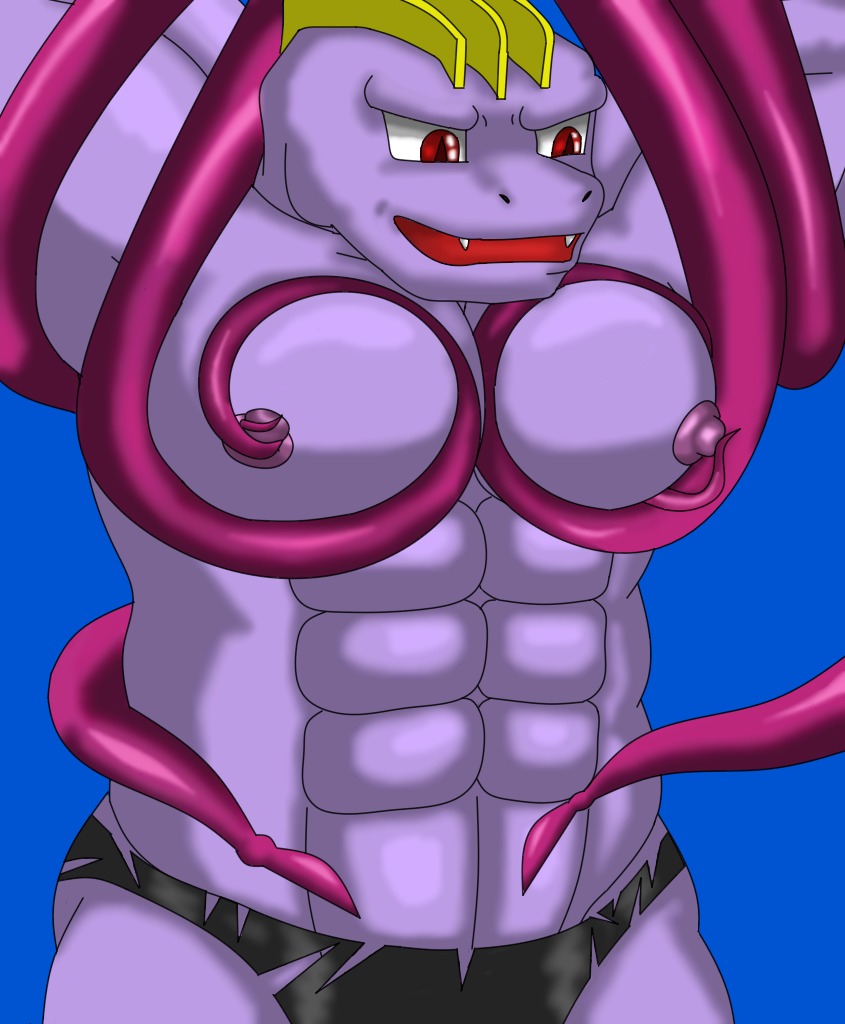 abs color front_view interspecies machoke male male_only muscles nipples pokemon pokemon_(species) rule34 standing tagme tentacle topless