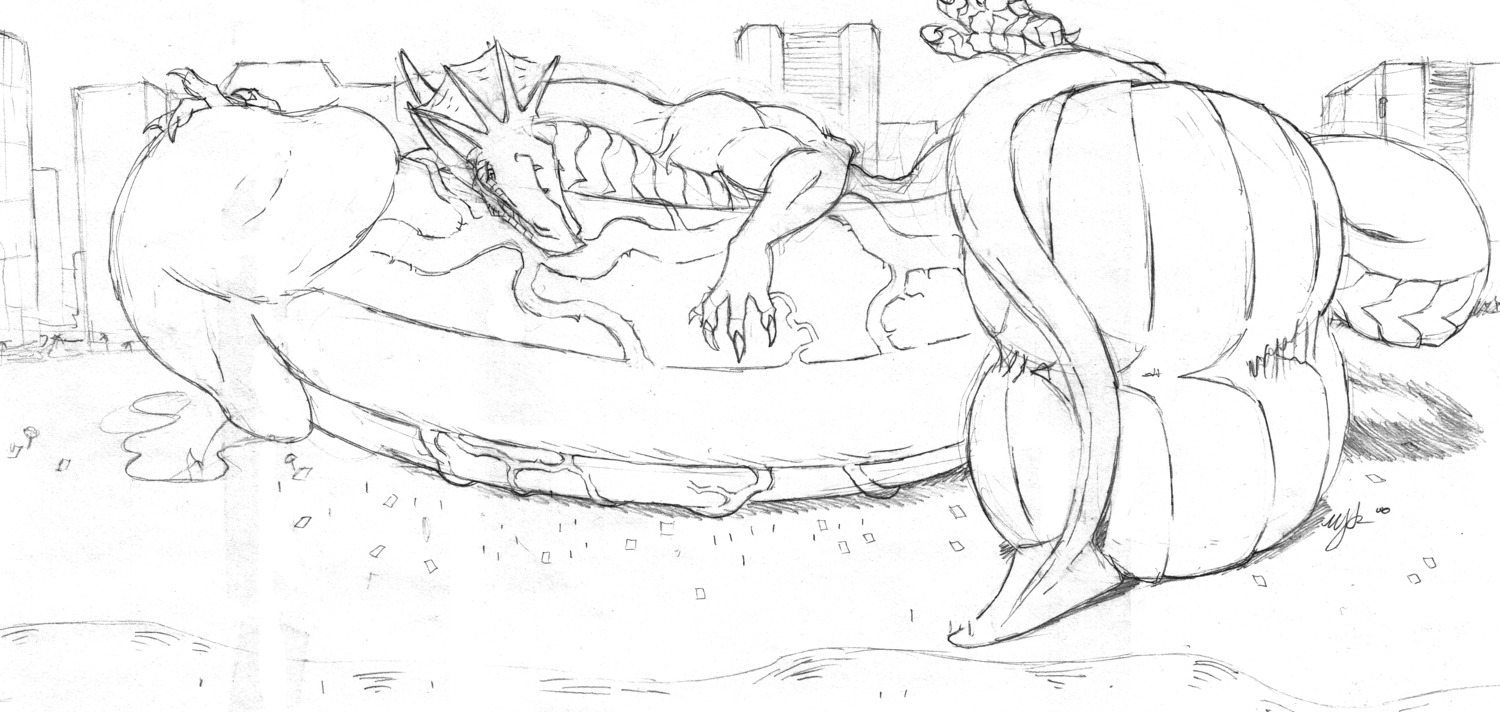 absurd_res anthro balls beach black_and_white dragon e621 erection genitals gideon graphite_(artwork) hi_res humanoid_genitalia humanoid_penis hyper macro male monochrome mythological_creature mythological_scalie mythology non-mammal_balls outside penis scalie seaside sketch solo tail traditional_media_(artwork)
