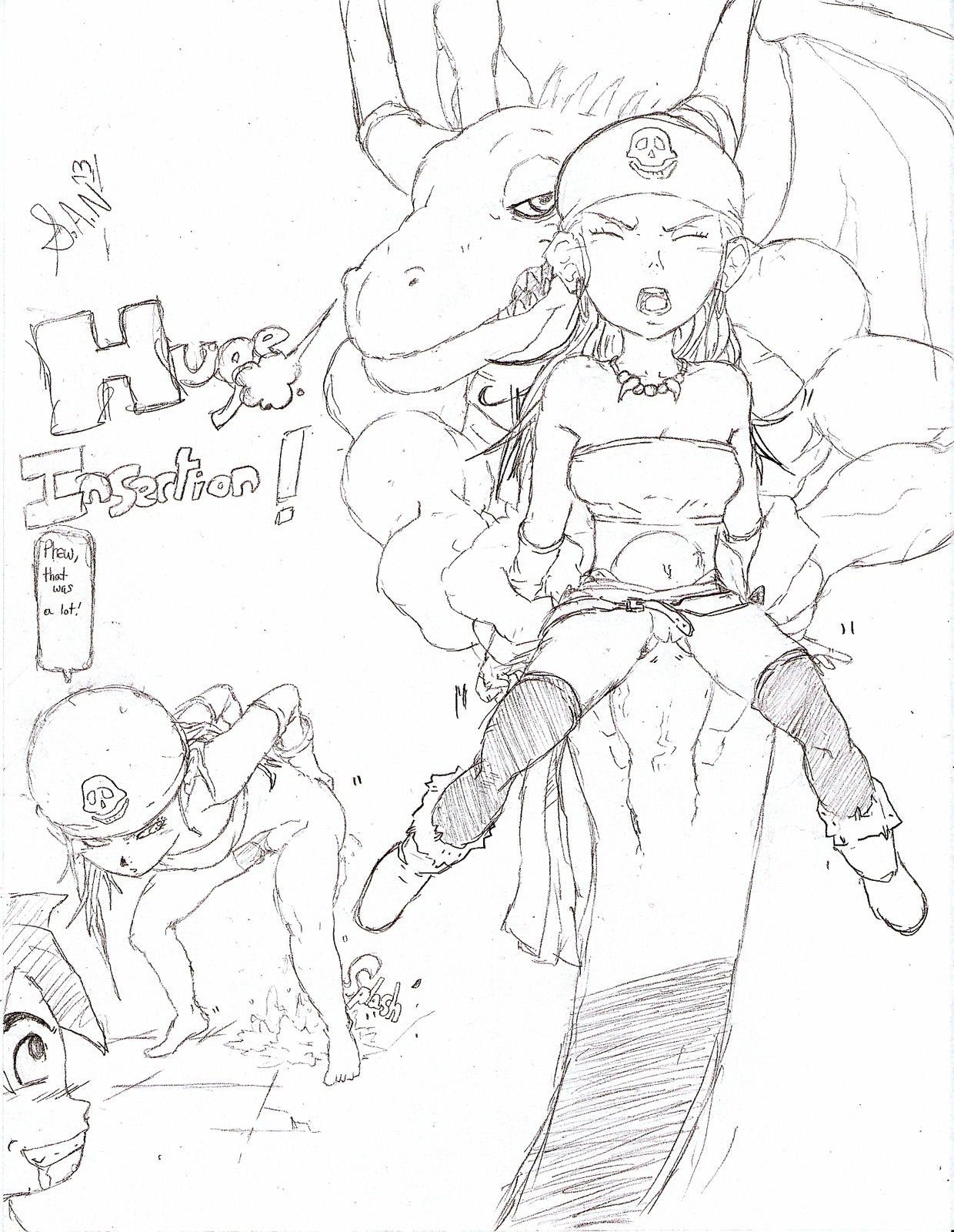 after_sex blue_dragon blue_dragon_(series) cum cum_drip female monster pussy rule34 sex vaginal_penetration wince zola zzz