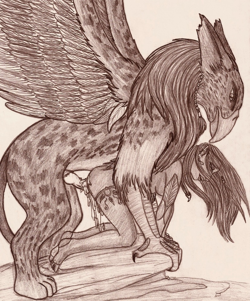 all_fours animal_genitalia animal_penis avian beak bestiality bodily_fluids breasts canine_genitalia canine_penis cum demeterservant doggystyle duo e621 elf erection feathered_wings feathers female female_on_feral female_penetrated feral feral_penetrating feral_penetrating_humanoid from_behind_position genital_fluids genitals gryphon humanoid humanoid_on_feral humanoid_penetrated interspecies knot male male/female male_on_humanoid male_penetrating male_penetrating_female messy monochrome mythological_avian mythological_creature mythology nude penetration penile penile_penetration penis penis_in_vagina sex side_boob tail vaginal vaginal_penetration wings