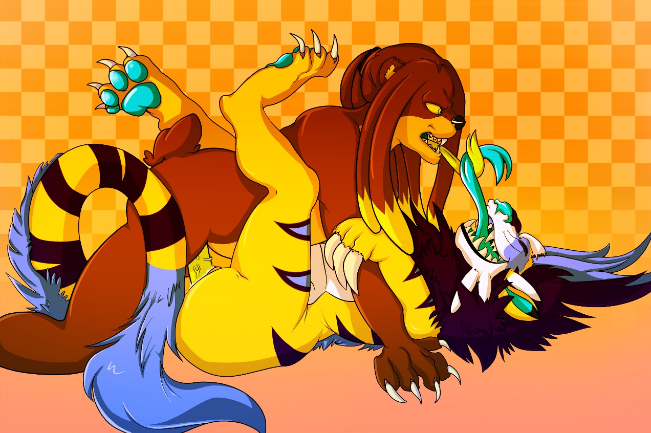 2014 4_toes anthro bear black_nose blaqink blue_tongue bodily_fluids brown_body brown_fur butt canid canine claws cum cum_inside dreadlocks duo e621 erection feet female forked_tongue french_kissing from_front_position fur genital_fluids genitals hindpaw horn hybrid incest_(lore) interspecies kissing legs_up long_tongue lying male male/female mammal mane missionary_position mustelid nude on_back otter ours_mecho pawpads paws penis sex sharp_teeth side_view slightly_chubby teeth toe_claws toes tongue tongue_out vulva yellow_body yellow_fur yellow_tongue