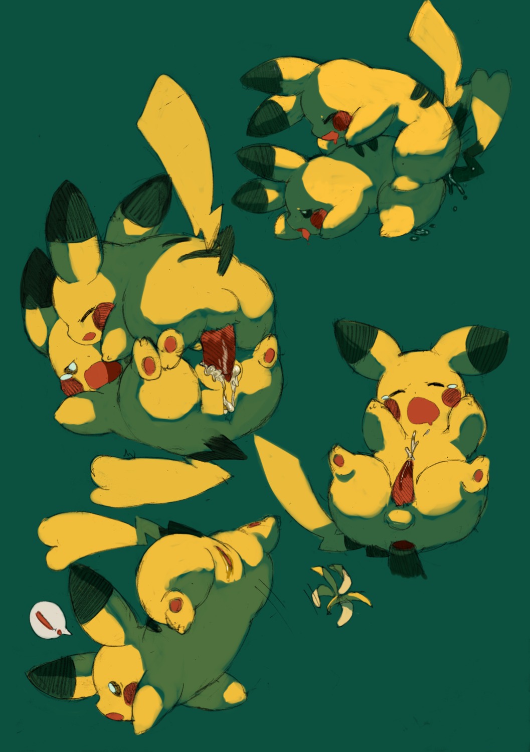 all_fours anal anal_penetration anus ass_up backsack balls bodily_fluids cleft_tail cum cum_while_penetrated cumshot disembodied_penis drooling duo e621 ejaculation erection exclamation_point eyes_closed female female_penetrated feral from_behind_position fur generation_1_pokemon genital_fluids genitals halsione hands-free hi_res male male/female male_penetrated male_penetrating male_penetrating_female mammal mounting multiple_positions multiple_scenes nintendo open_mouth orgasm penetration penis pikachu pokemon pokemon_(species) rodent saliva sex tail tears thrusting tongue vaginal vaginal_fluids vulva yellow_body yellow_fur