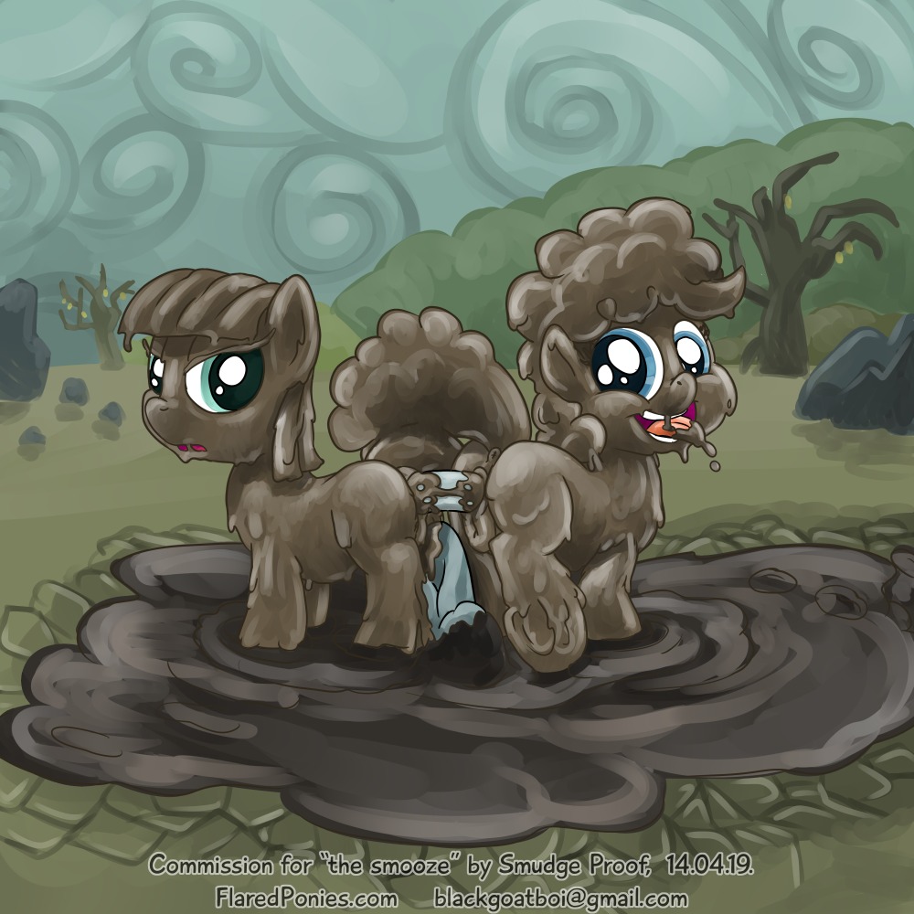 1:1 aged_down anal anal_penetration blue_eyes cloud digital_media_(artwork) dildo dirty double_dildo duo e621 earth_pony equid equine female female/female feral friendship_is_magic hasbro horse mammal maud_pie_(mlp) mud mud_covered mud_sex my_little_pony outside penetration pinkie_pie_(mlp) pony rock_farm rocky_(mlp) sex_toy sibling_(lore) sister_(lore) sisters_(lore) sky smudge_proof tongue vaginal young young_feral