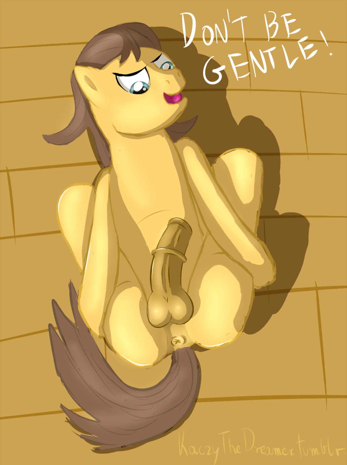 animal_genitalia animal_penis anus balls caramel_(mlp) e621 earth_pony equid equine equine_genitalia equine_penis erection feral floor friendship_is_magic genitals hasbro hi_res horse kaczy male mammal my_little_pony nude penis pony solo tail