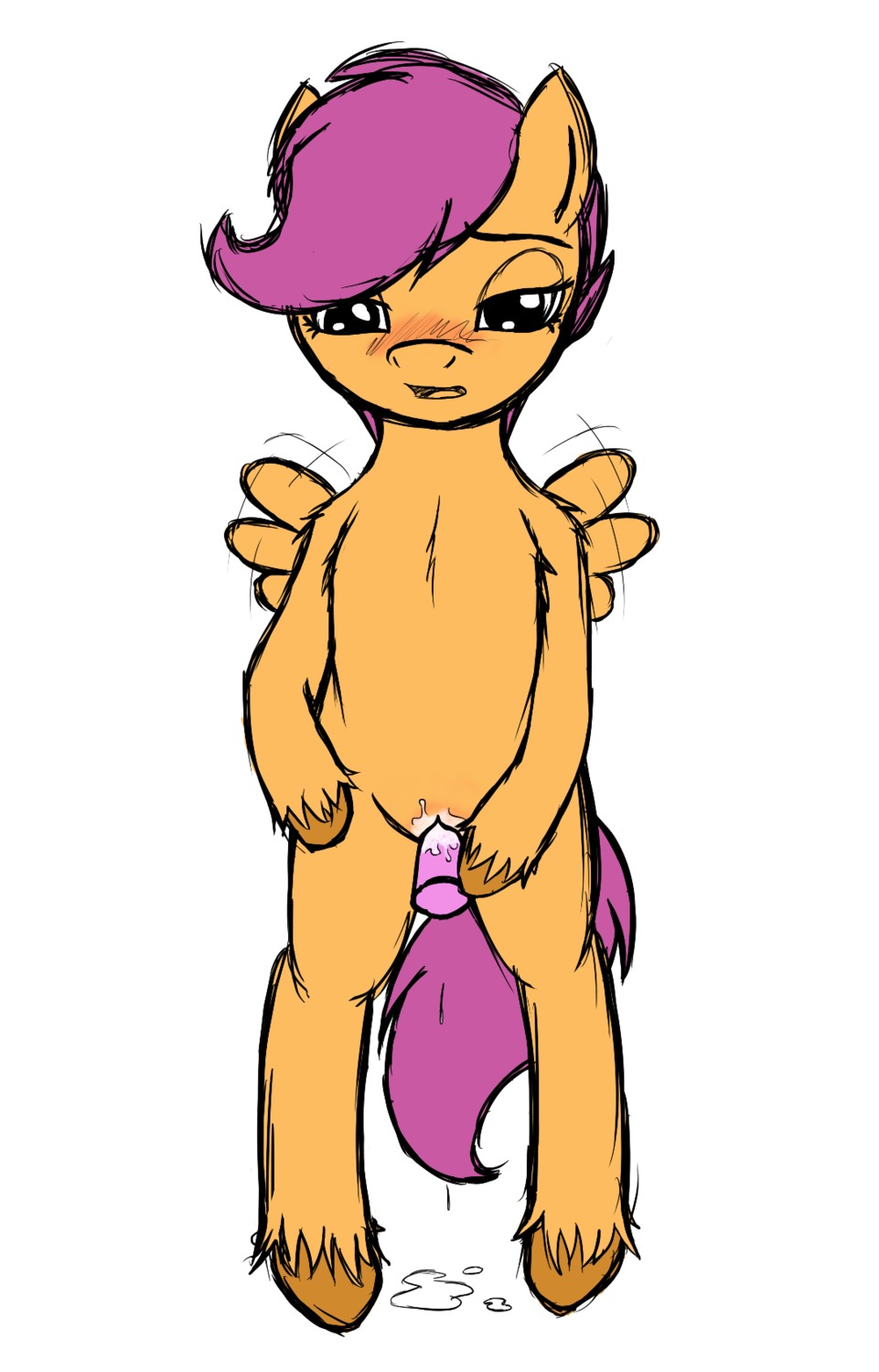 equine fearingfun female feral friendship_is_magic horse my_little_pony pegasus pony rule34 scootaloo_(mlp) smooth_skin tagme