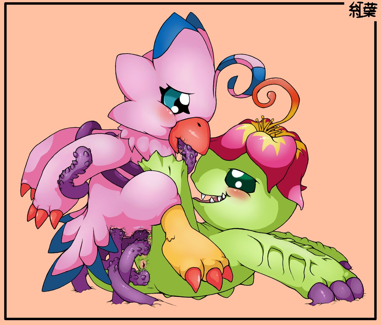 1animal 2girls all_three_filled anal anal_penetration anthro anus avian bandai bandai_namco bird biyomon blue_eyes blush bodily_fluids c0nnerc00n consentacles cum digimon digimon_(species) digimon_only drooling duo e621 elemental_creature fellatio female female/female feral feral_only flora_fauna flower_(anatomy) genital_fluids genitals green_eyes momiji-kun multiple_females multiple_girls oral oral_penetration palmon penetration penile plant rule34 saliva scalie sex smile tentacle tentacles vaginal vaginal_penetration vines vulva yuri