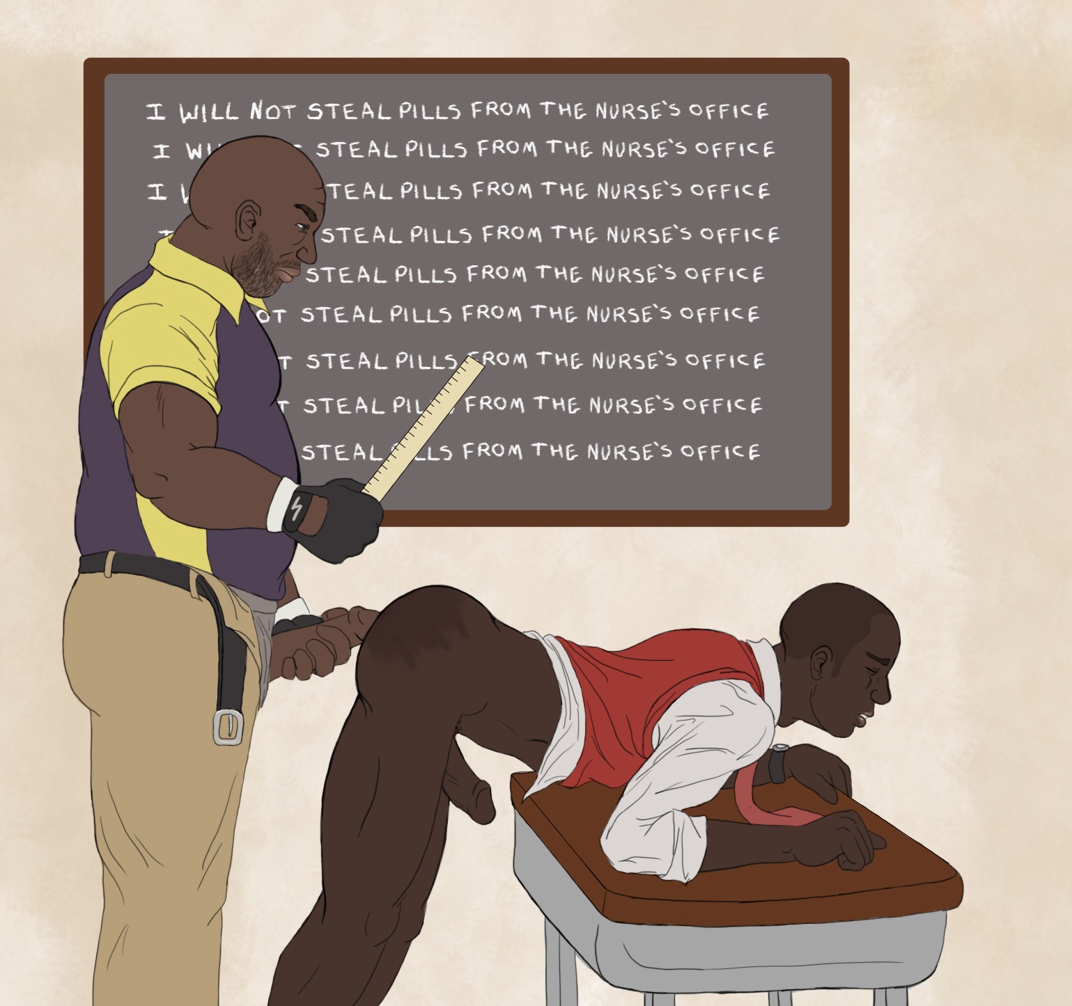 2boys 2d artist_request coach_(left_4_dead) dark-skinned_male dark_skin english_text erect_penis erection imminent_anal imminent_penetration imminent_sex left_4_dead left_4_dead_(series) left_4_dead_2 louis_(left_4_dead) male male_only multiple_boys multiple_males penis rule34 tagme text