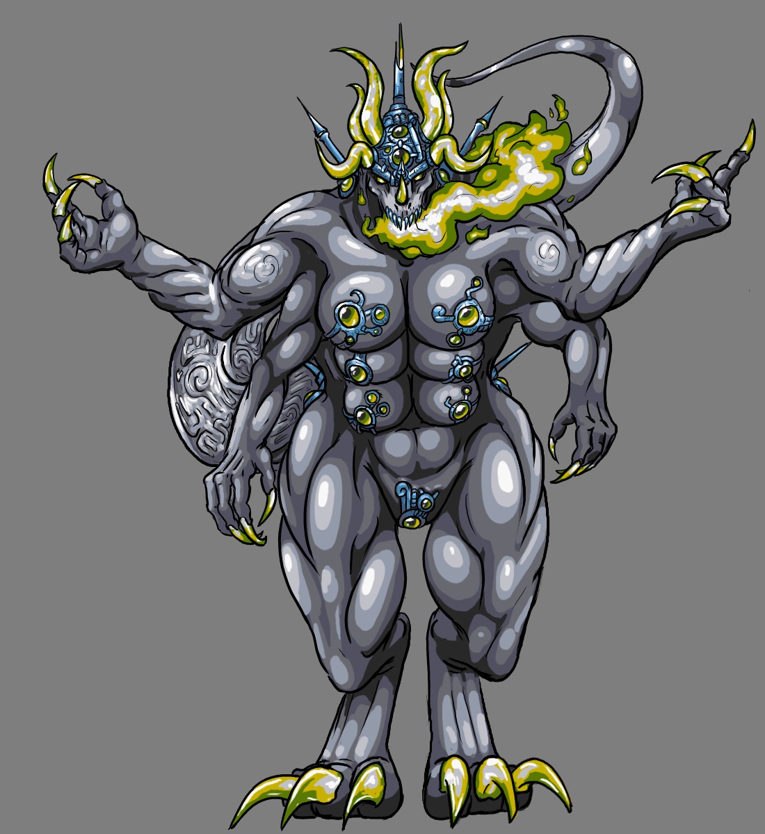 female final_fantasy final_fantasy_vi multi_arm multi_limb omega_weapon oniontrain rule34 tagme