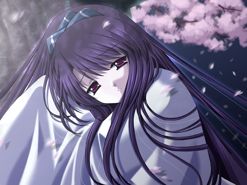 da_capo female game_cg konomiya_tamaki looking_at_viewer purple_eyes purple_hair rule34 solo source_request