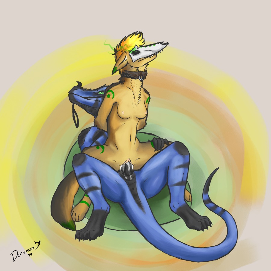 1:1 2014 animal_genitalia anthro blonde_hair blue_body blue_scales bodily_fluids bone breasts canid canine canis clitoris collar cum cum_in_vagina cum_inside dervacor duo e621 erection female female_on_top female_penetrated from_behind_position fur genital_fluids genital_slit genitals hair hands_behind_back interspecies jackal lying male male/female male_on_bottom male_penetrating male_penetrating_female mammal nude on_back on_bottom on_top penetration penile penile_penetration penis penis_in_vagina reptile reverse_cowgirl_position scales scalie sex skull spread_legs spreading straddling tan_body tan_fur vaginal vaginal_penetration vulva