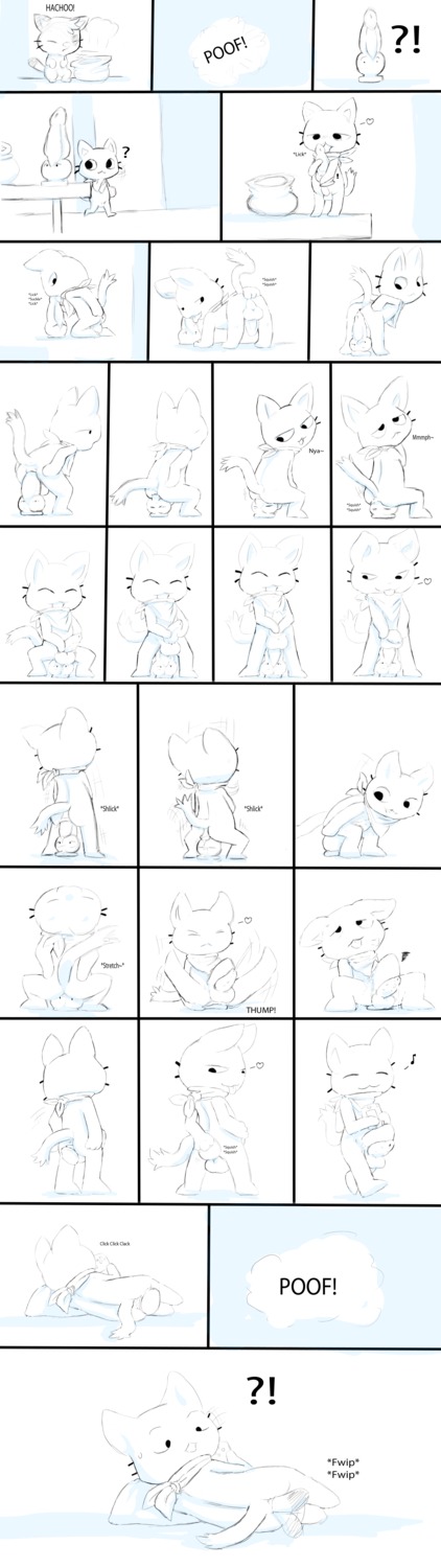 abdominal_bulge absurd_res accidental_vore anal anal_knotting anal_masturbation anal_penetration anal_vore animal_genitalia anthro anus balls comic dildo dildo_insertion dildo_knotting dildo_sitting dildo_transformation domestic_cat duo e621 erection felid feline felis fully_sheathed gamercat_(character) genitals glitch_(the_gamercat) heart_reaction heart_symbol hi_res humor inanimate_transformation interrobang knot knotted_dildo knotting living_dildo living_sex_toy male male/male male_penetrated male_penetrating male_penetrating_male mammal masturbation mistaken_for_sextoy monochrome mostly_nude nude oblivious penetration penis redemption3445 sex sex_toy sex_toy_insertion sex_toy_transformation sheath sound_effects tail_outside_ass text the_gamercat transformation vore young young_anthro young_prey