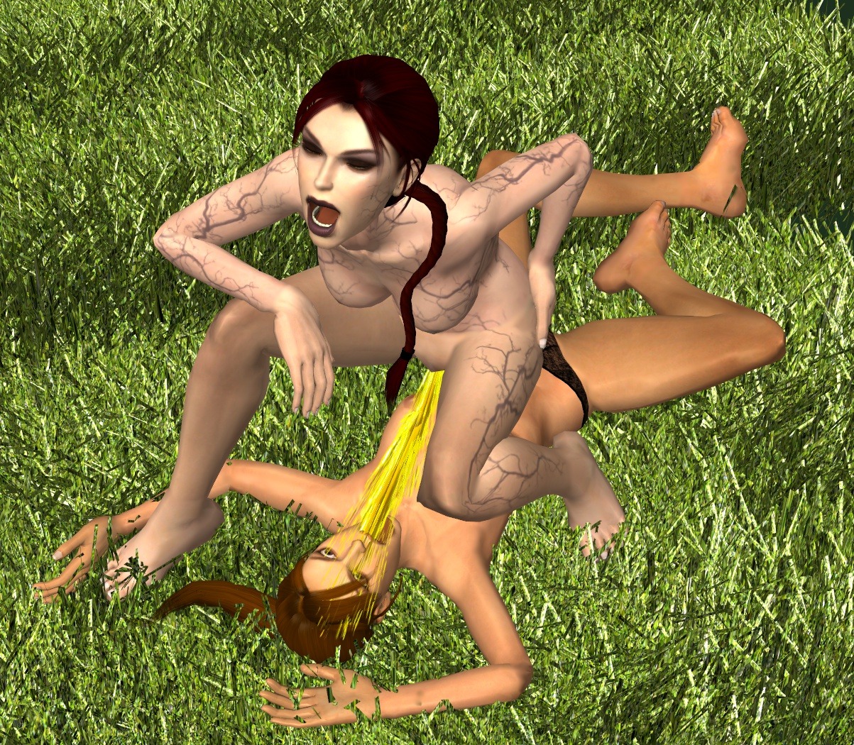 3d doppelganger female female_only femdom human lara_croft lara_croft_(l.a.u.) multiple_females peeing pissing rule34 tagme tomb_raider tomb_raider_(l.a.u.) urine yuri