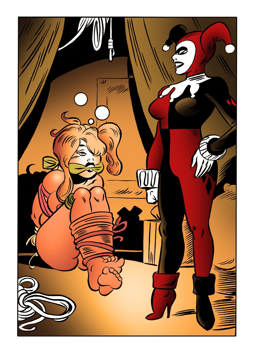 batman_(series) bondage dc dc_comics female harley_quinn harley_quinn_(classic) rule34 tagme