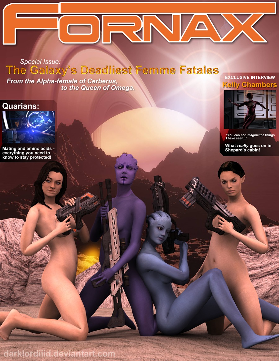 3d 3d_(artwork) 4girls alien alien_girl aria_t'loak asari ashley_williams bioware darklordiiid female female_only fornax gun human liara_t'soni mass_effect mass_effect_3 miranda_lawson multiple_females multiple_girls nude rule34