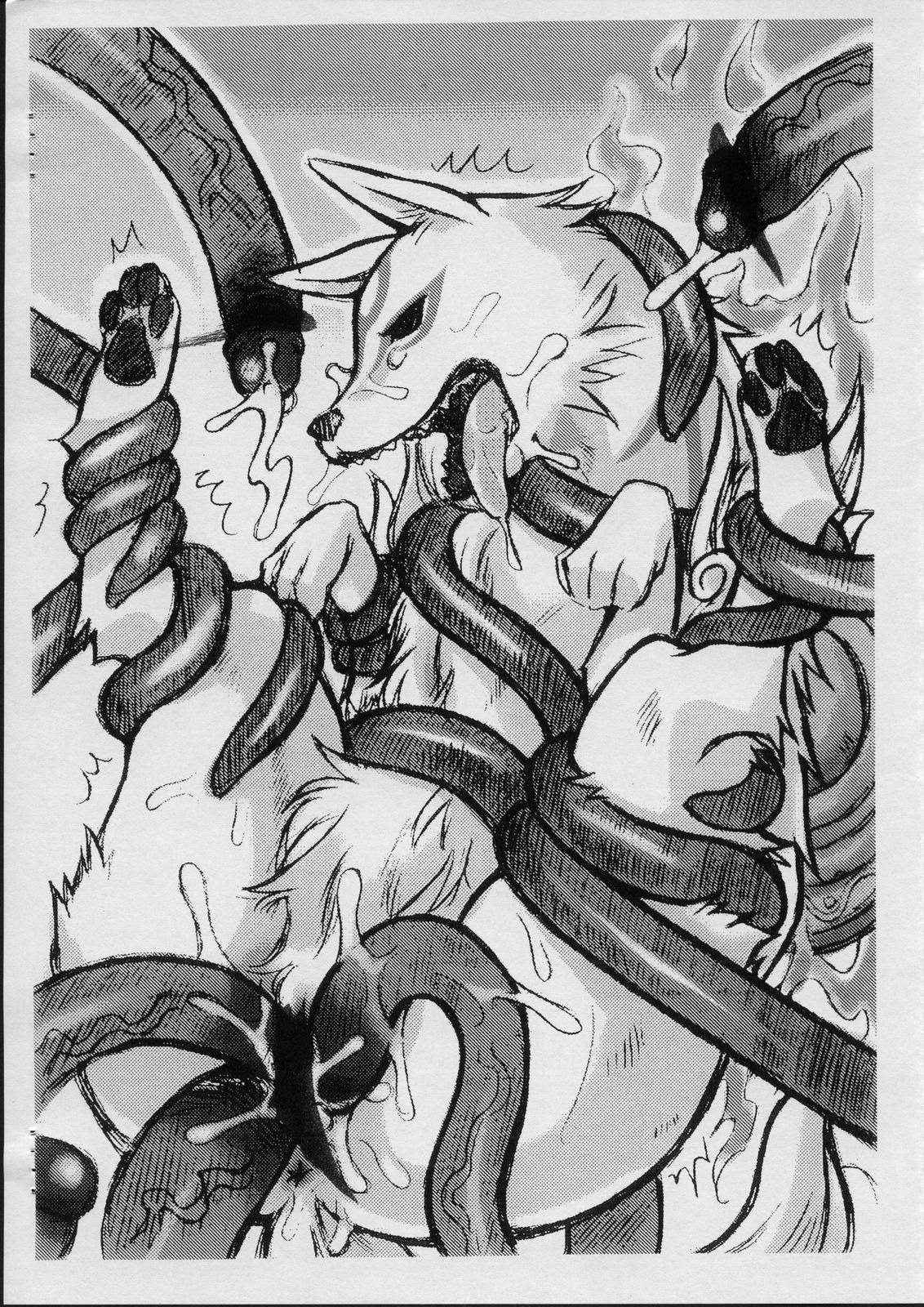 amaterasu female no_artist no_source okami rule34 tagme tentacle
