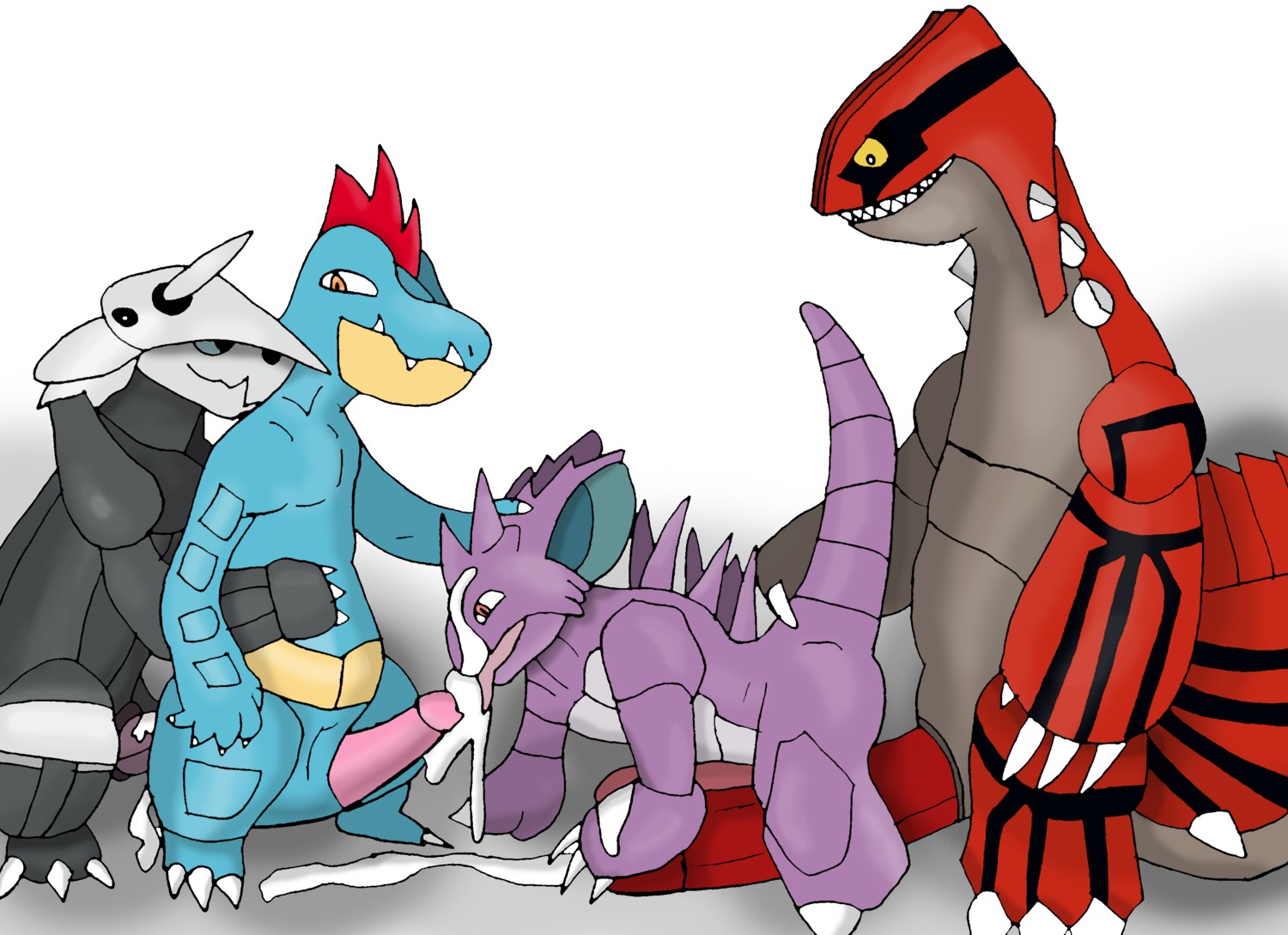 aggron anal anatomy_fail bad_anatomy cum cum_on_face feraligatr gay groudon high_resolution johawk male nidoking nintendo penetration penis pokemon pokemon_(species) rule34 year_request
