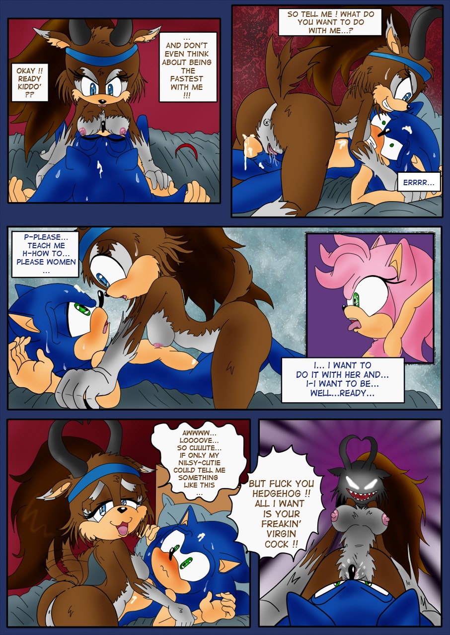 amy_rose anthro blue_fur breasts brown_fur color comic cum cylia_the_antelope dialogue english_text female fur furry furry_only hedgehog male multiple_females nude penis pink_fur pussy raianonzika rule34 sega sex sonic_(series) sonic_the_hedgehog sonic_the_hedgehog_(series) text uncensored vaginal_penetration