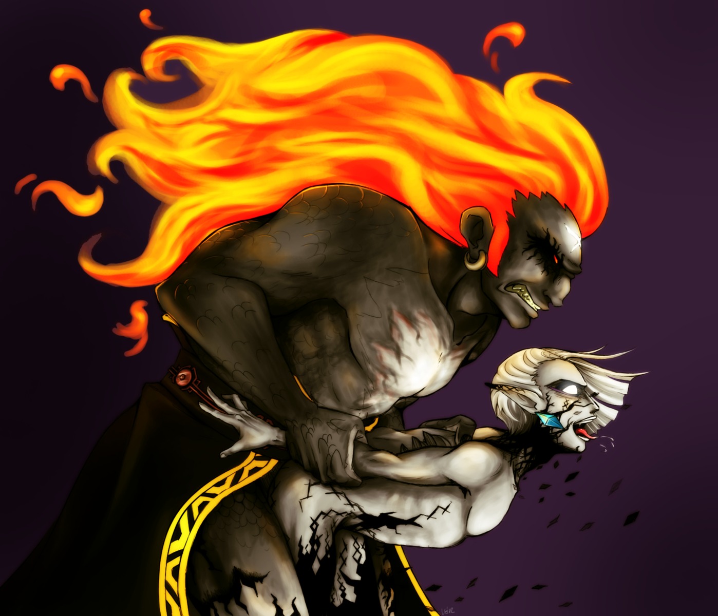 demise_(zelda) ghirahim lattedah male multiple_males rule34 skyward_sword the_legend_of_zelda yaoi