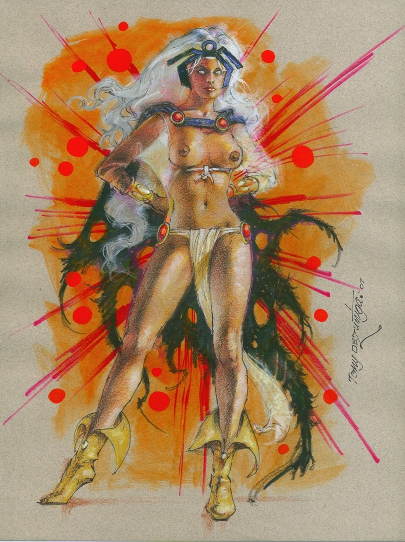 2007 dark-skinned_female dark_skin female marvel marvel_comics ororo_munroe rule34 storm_(x-men) straight_hair tagme tiara tony_dezuniga x-men