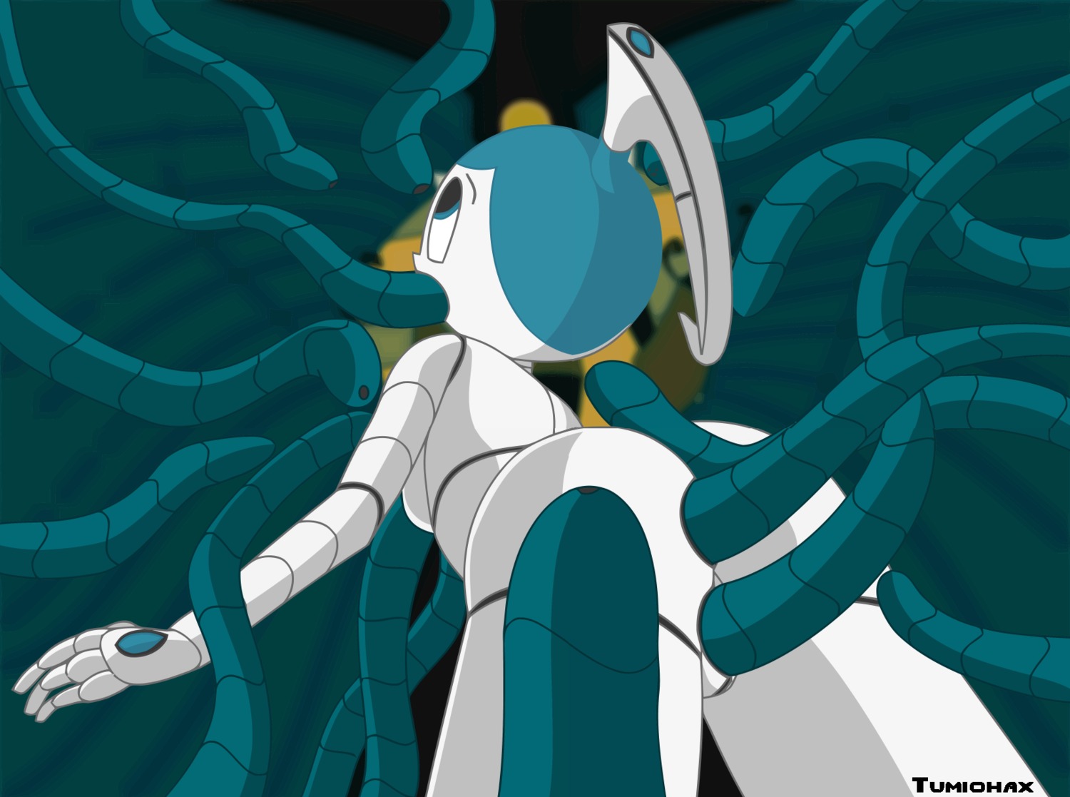 2d female humanoid jenny_wakeman mechanical_tentacles my_life_as_a_teenage_robot robot robot_girl robot_humanoid rule34 sex_machine smooth_skin tagme tentacles tumiohax