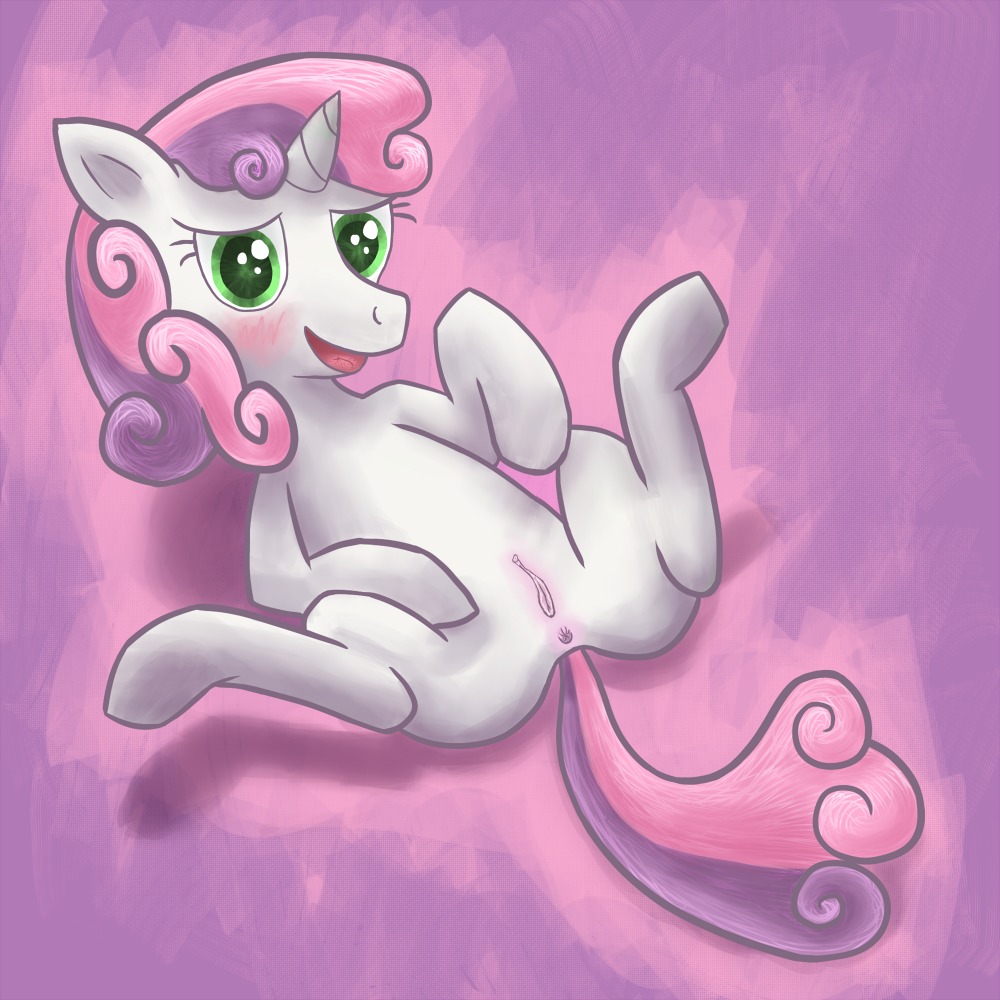 angelskunk equine female feral friendship_is_magic my_little_pony rule34 smooth_skin sweetie_belle_(mlp) tagme unicorn