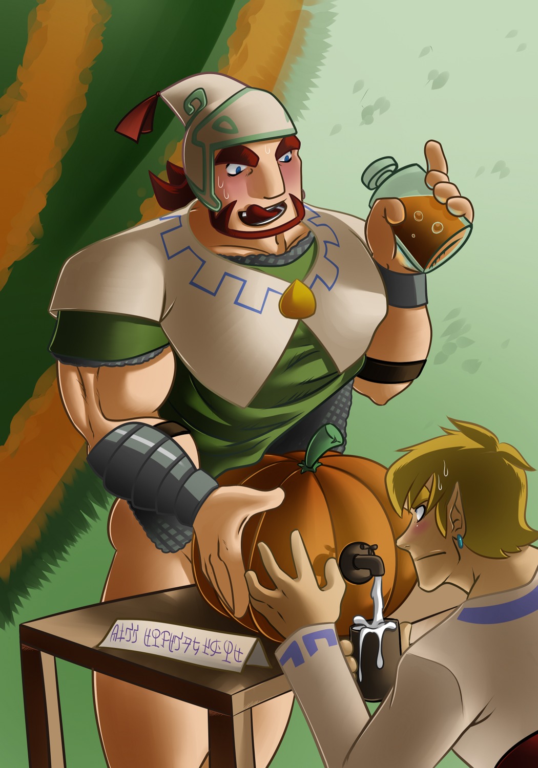 eagus link male multiple_males rule34 skyward_sword the_legend_of_zelda yaoi