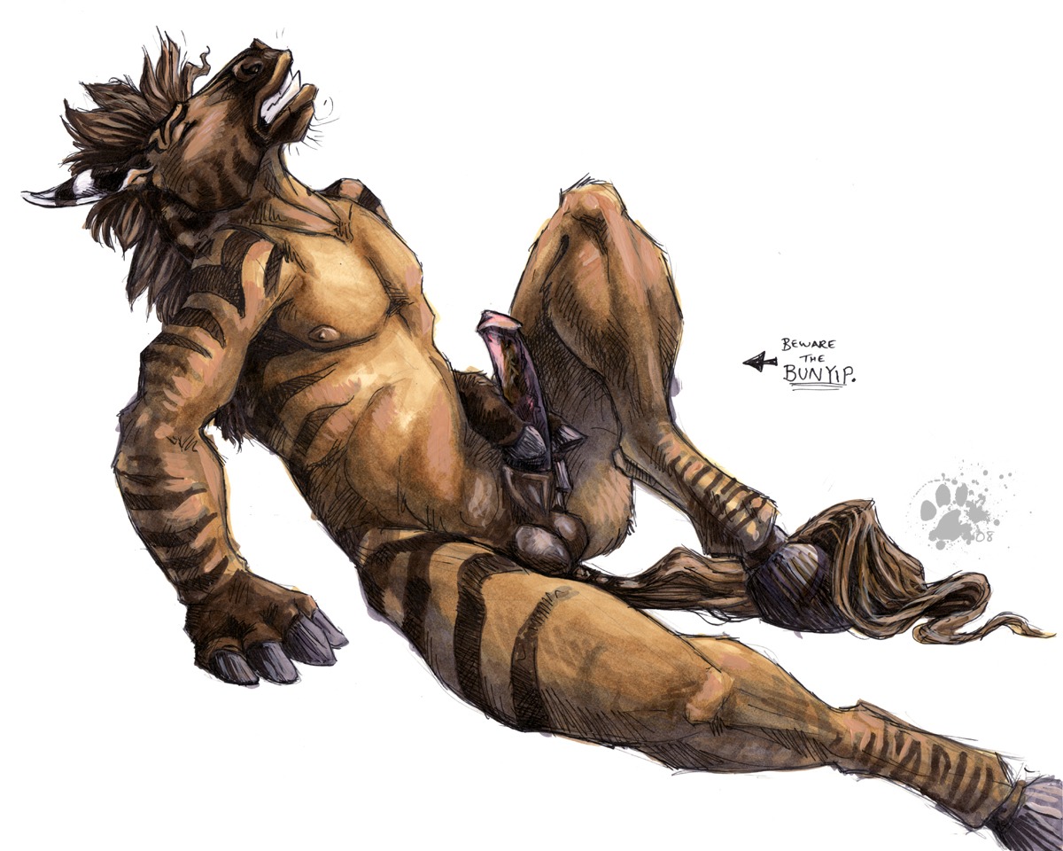 2008 5:4 animal_genitalia animal_penis anthro balls biped blotch brown_balls brown_body brown_fur brown_sheath clenched_teeth e621 english_text equid equine equine_genitalia equine_penis erection eyes_closed fingers fur genitals hooved_fingers hooves horse hybrid male mammal mane masturbation nipples nude penile penile_masturbation penis reclining scratches_volume_2 sheath simple_background sitting solo stripes teeth text the_brumby the_dog's_days_of_summer traditional_media_(artwork) white_background zebra zebroid zorse
