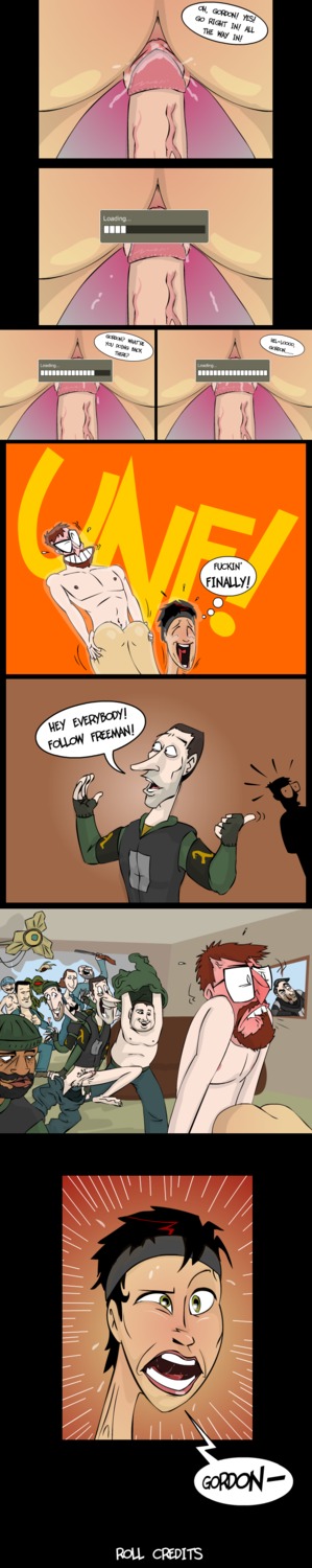 1girls 2) 2d alyx_vance anus ass barney_calhoun citizen_(half-life_2) comic completely_nude cybersp0nge dialogue dog_(half-life_2) english_text father_grigori female female_penetrated gameplay_mechanics gordon_freeman half-life_(series) half-life_2 headcrab human human_female human_male human_only human_penetrated human_penetrating human_penetrating_female human_penetrating_human lamarr loading_screen male male_penetrating male_penetrating_female male_penetrating_human nsfwcomix nude nude_female nude_male odessa_cubbage penetration penis pussy rebel_(half-life_2) rule34 sex speech_bubble straight taking_clothes_off talking text thought_bubble vaginal_penetration vortigaunt