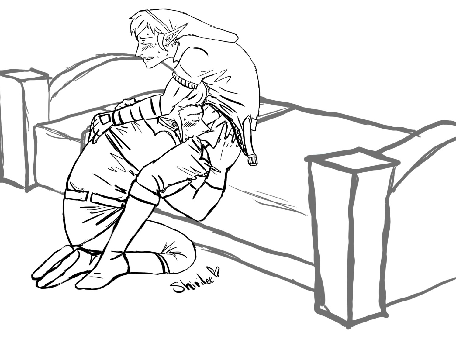 groose link male multiple_males rule34 shirilee skyward_sword the_legend_of_zelda yaoi